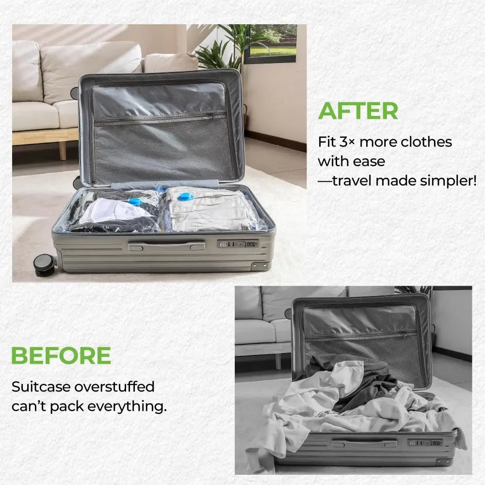 Rechargeable Electric Vacuum Pump Low Noise Portable Compressed Bag Air Pump Lightweight Mini Vacuum Bag Suction Pump Travel