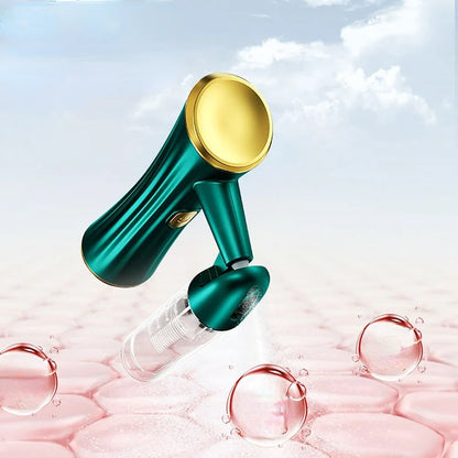 Handheld Facial Steamer Sprayer - Portable Humidifier for Deep Moisturizing & Skin Replenishment, Beauty Care Tool - White