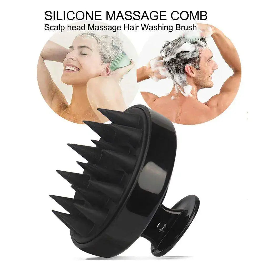 Scalp Massager for Hair Growth,Silicone Comb with Soft Bristles for Washing &amp; Blood Circulation, Shampoo Brush Relaxation Tools