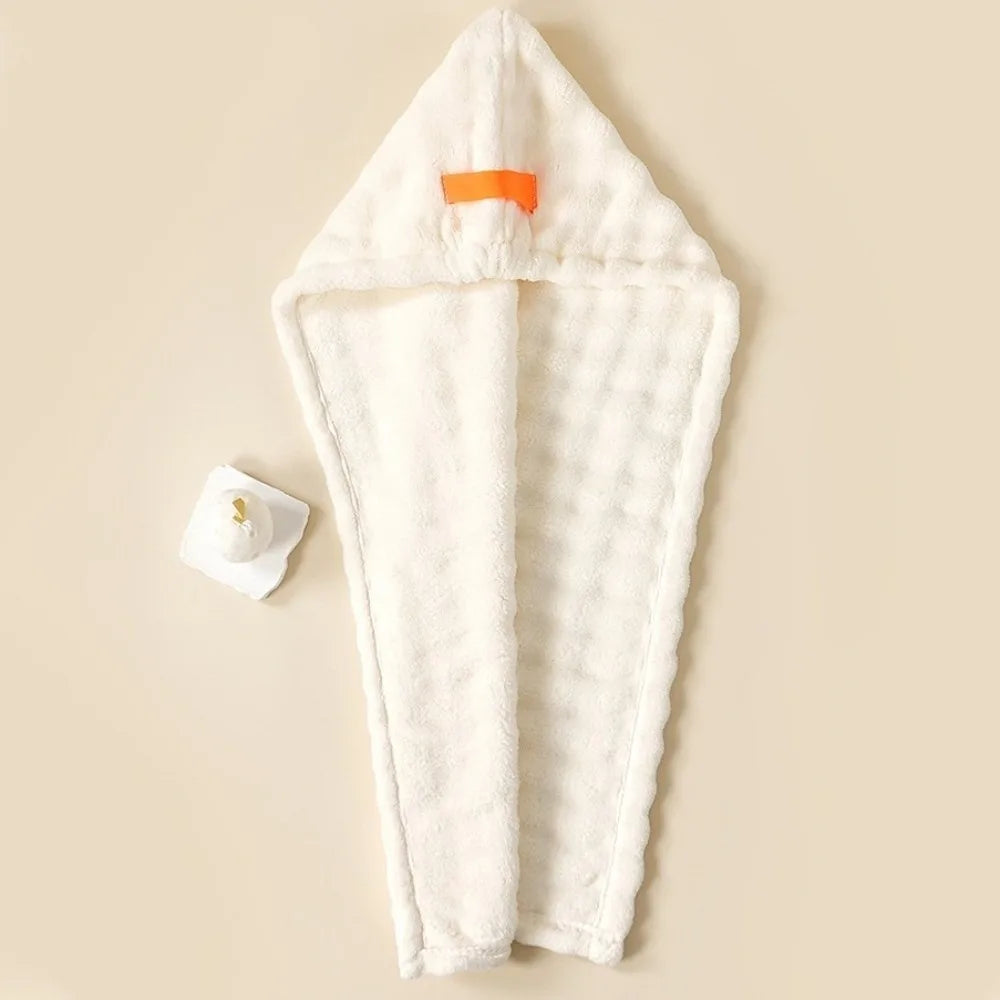 Microfiber Quickly Hair Dry Towel Extra Large Super Absorbent Bathroom Women Turban Soft Thickened Hair Dry Wrap Bonnets