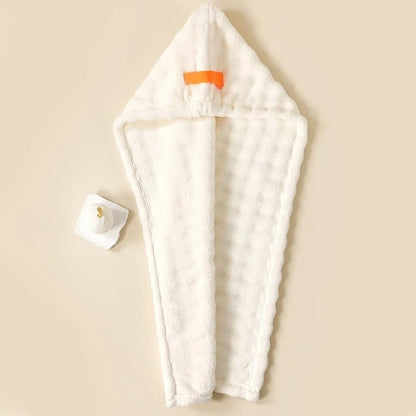 Microfiber Quickly Hair Dry Towel Extra Large Super Absorbent Bathroom Women Turban Soft Thickened Hair Dry Wrap Bonnets