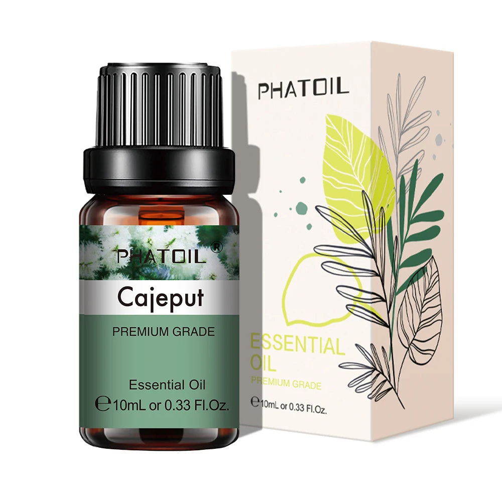 PHATOIL Natural Plant Essential Oil 10ml - Eucalyptus, Lavender &amp; More
