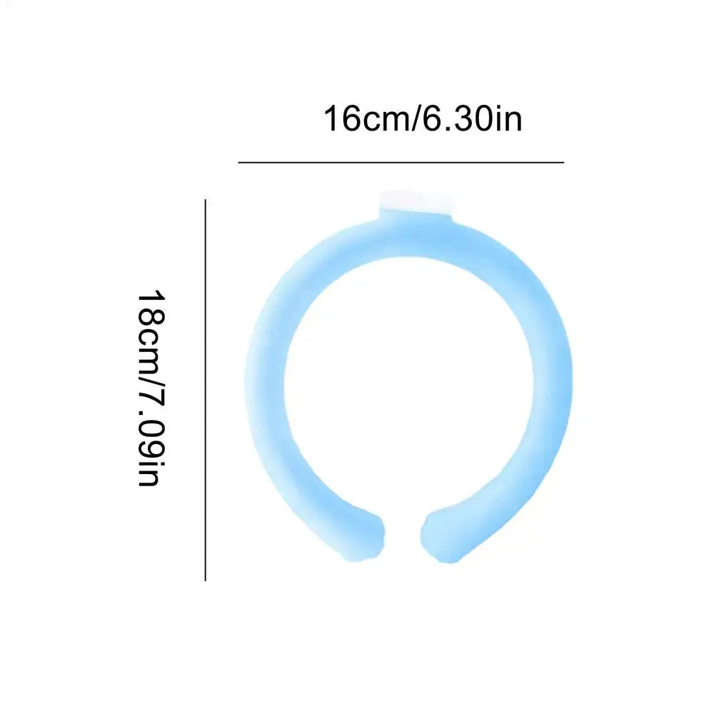 Cooling Neck Wraps Reusable Ice Neck Cooler Wearable Neck Cooling Tube Neck Cooler Personal Ice Pack Wrap Neck Cooling Ring