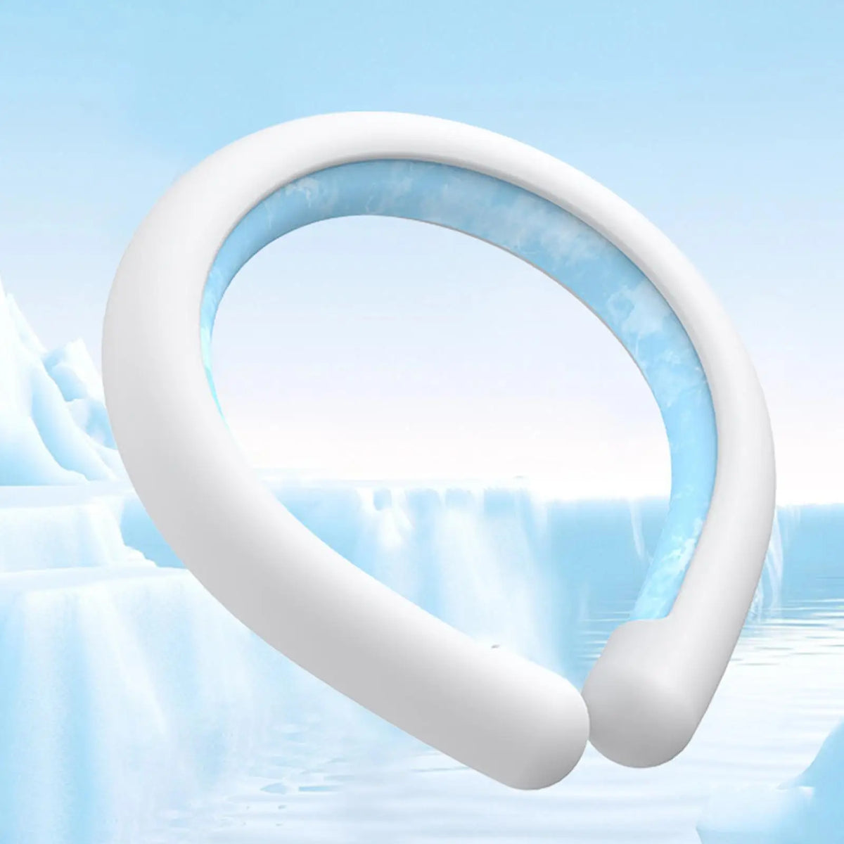 Wearable ice neck wrap summer heatstroke prevention Outdoor sports cooling tube Reusable Cold gel Neck cooler for hiking running