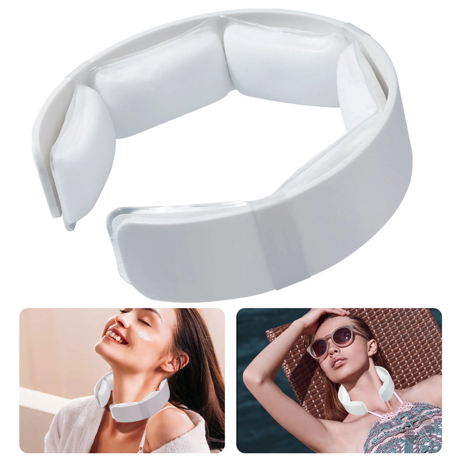 Outdoor Cooling Neck Wrap Ice Cold Neckband Long Lasting Refreshing Neck Collar for Summer Sports Hiking