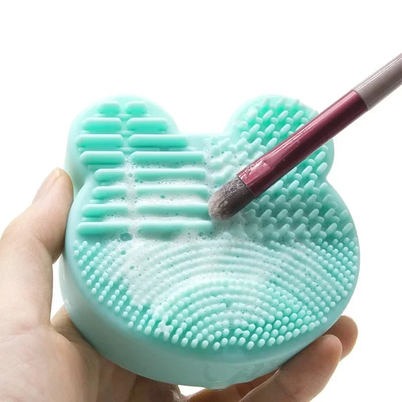 Makeup Brush Cleaner Multifunction Beauty Powder Remover Makeup Brush Dry And Wet Cleaning Silicone Sponge Tool
