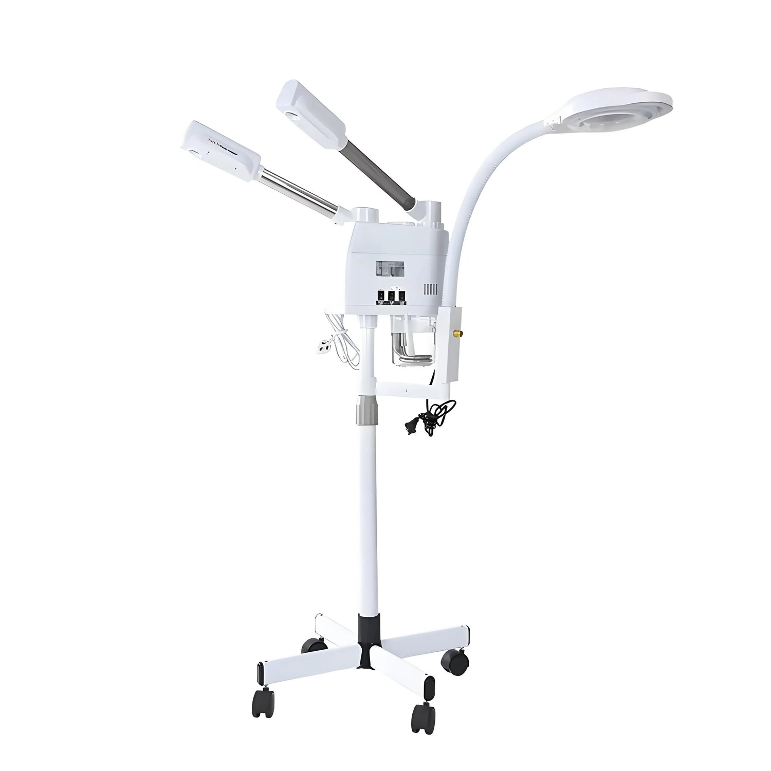 Facial Steamer Hot Cold Steam - 3-in-1 Nano Ionic Humidifier with LED Magnifying Lamp