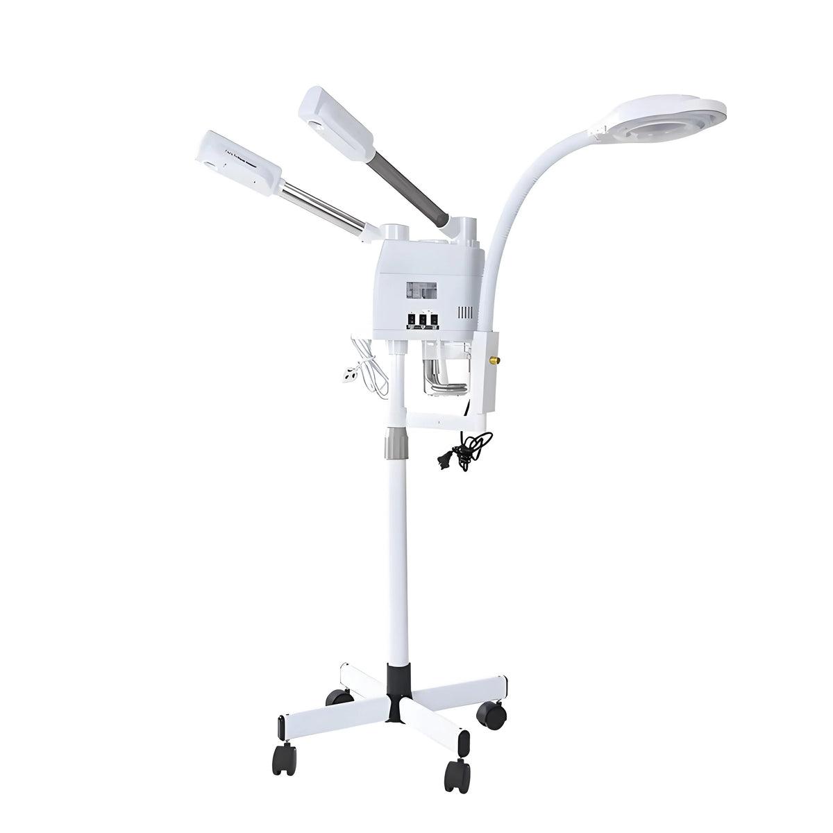 Facial Steamer Hot Cold Steam - 3-in-1 Nano Ionic Humidifier with LED Magnifying Lamp