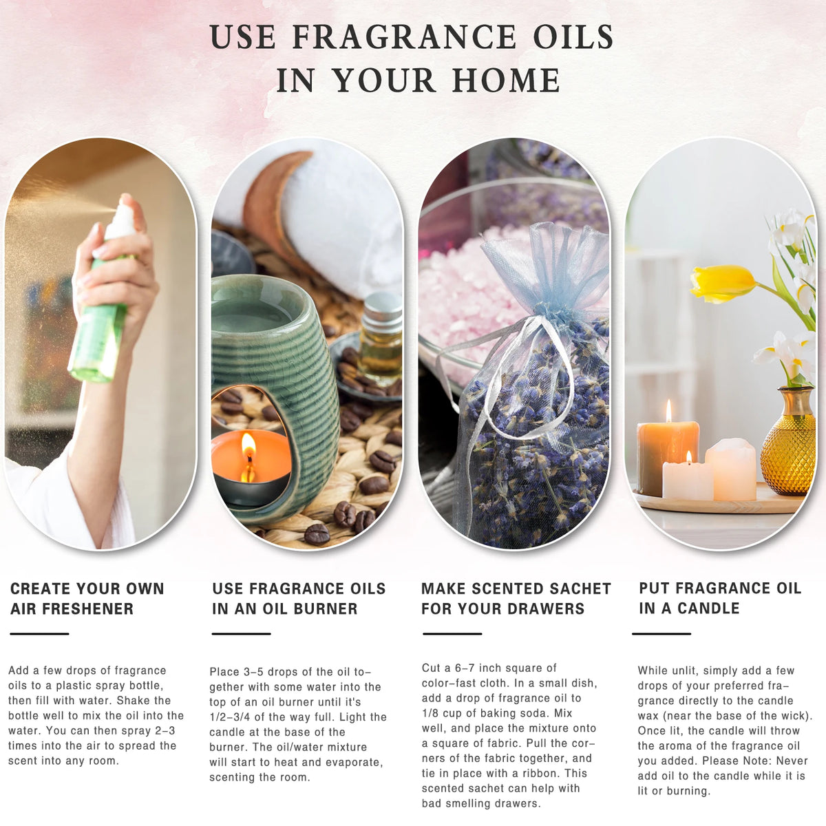 PHATOIL Natural Plant Essential Oil 10ml - Eucalyptus, Lavender &amp; More