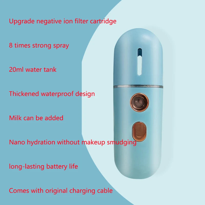 Nano Spray Facial Steamer: Your Essential Cool Mist Skincare Tool