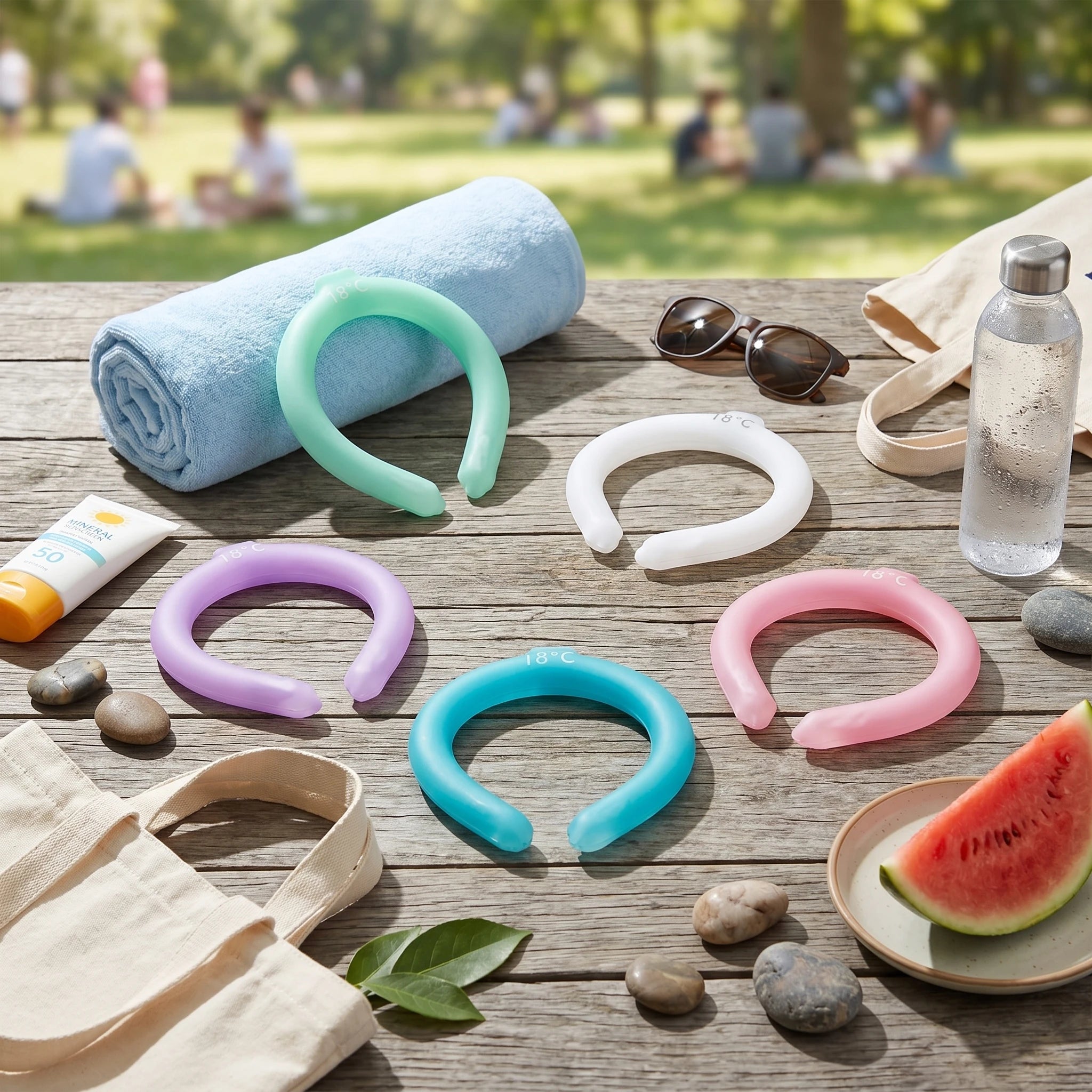 Stay Cool This Summer with Our Wearable Cooling Neck Wraps - Instant Heat Relief!