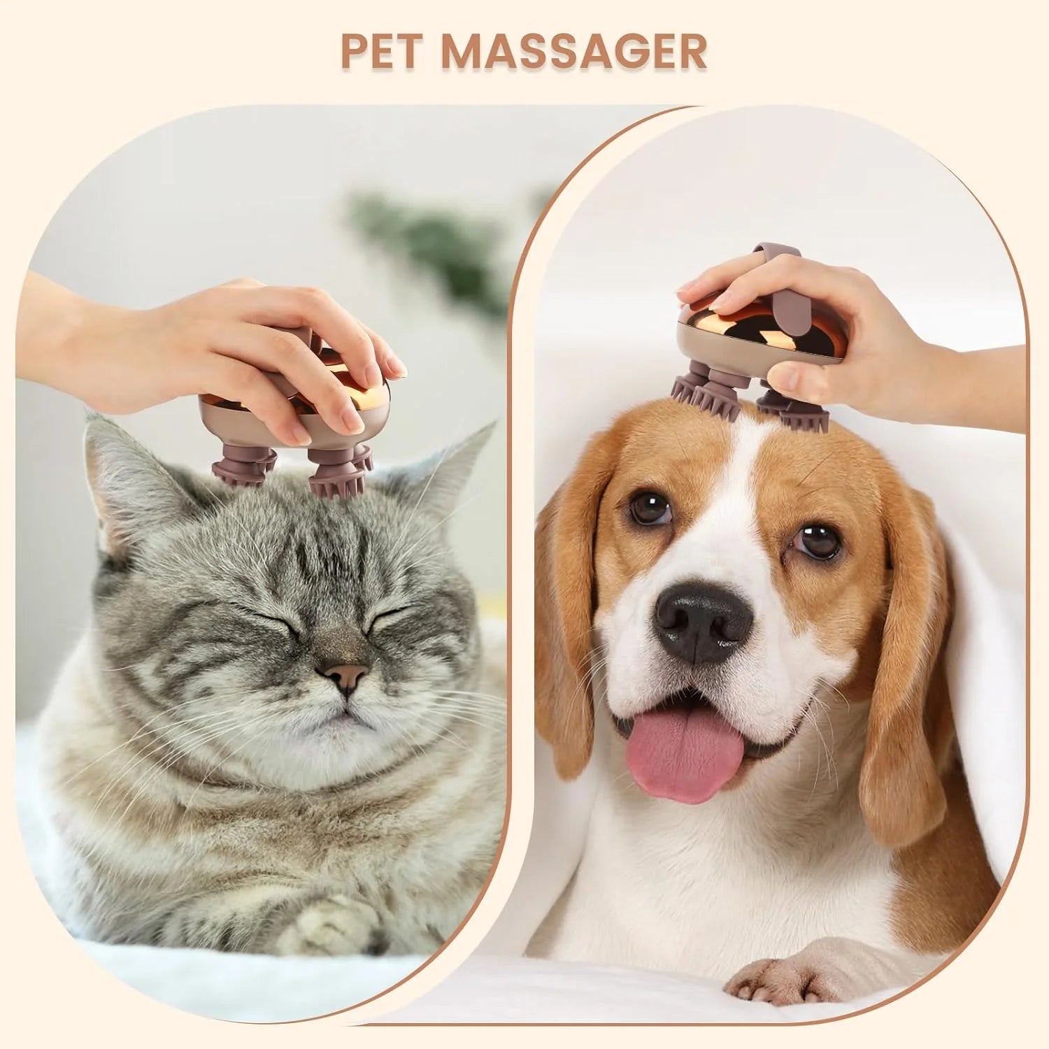 Scalp Massager - Electric Head Massager Scalp Waterproof IPX6, Hair Massage Stress Relax, Rechargeable Hair Head Scratcher