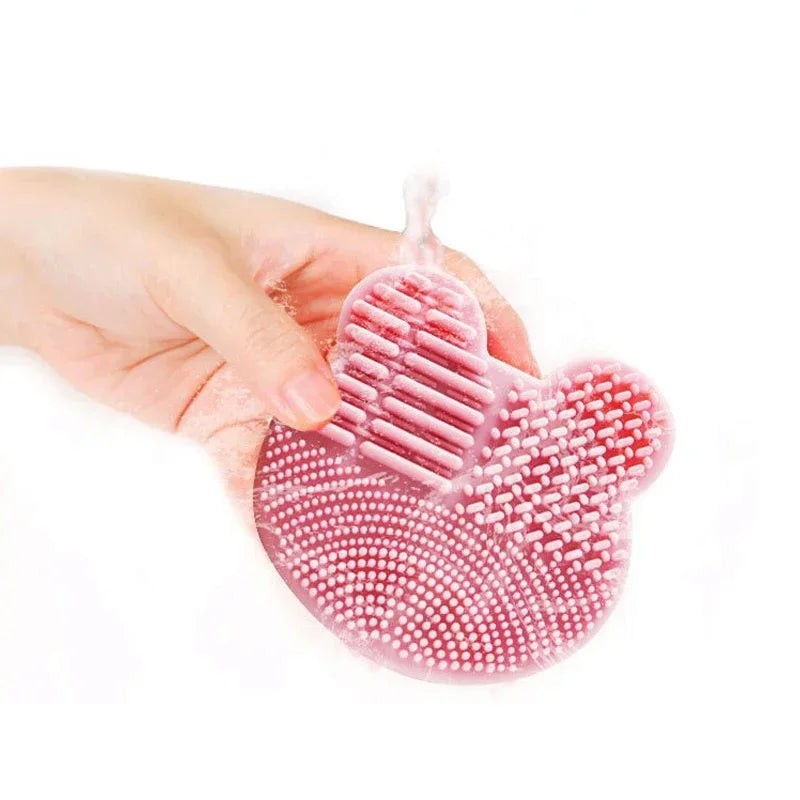 Makeup Brush Cleaner Multifunction Beauty Powder Remover Makeup Brush Dry And Wet Cleaning Silicone Sponge Tool