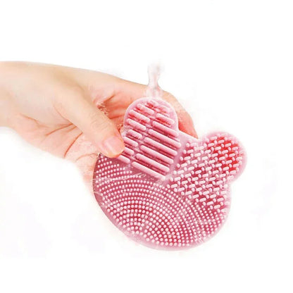Makeup Brush Cleaner Multifunction Beauty Powder Remover Makeup Brush Dry And Wet Cleaning Silicone Sponge Tool