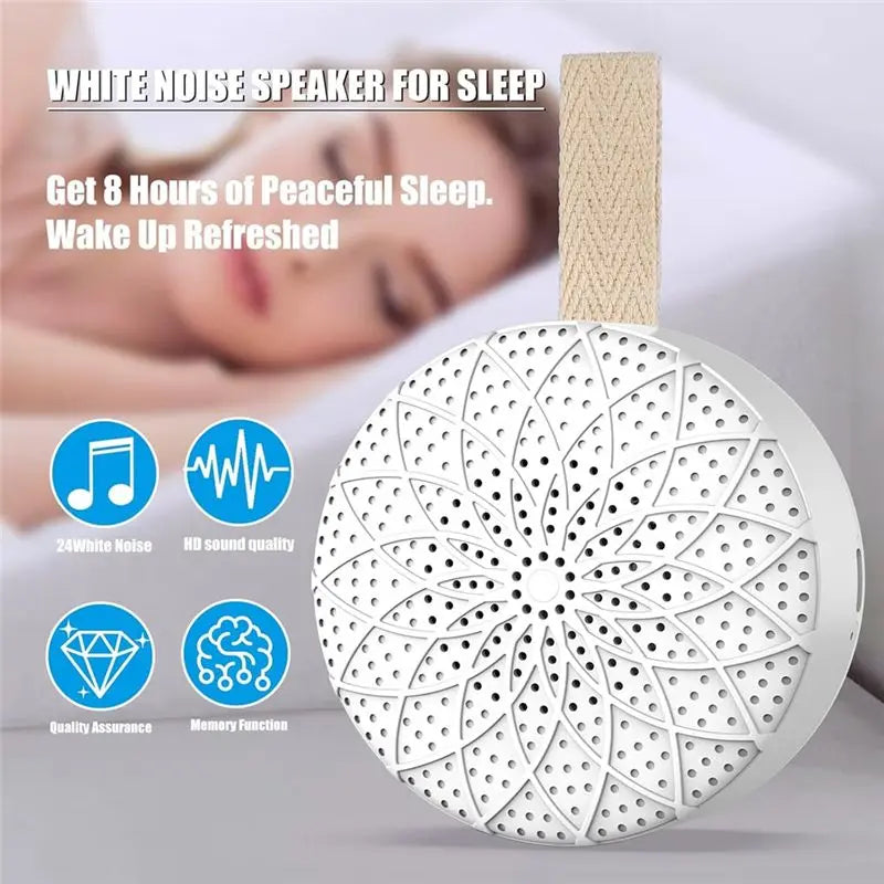 November White Noise Machine - Portable Sound Therapy Device