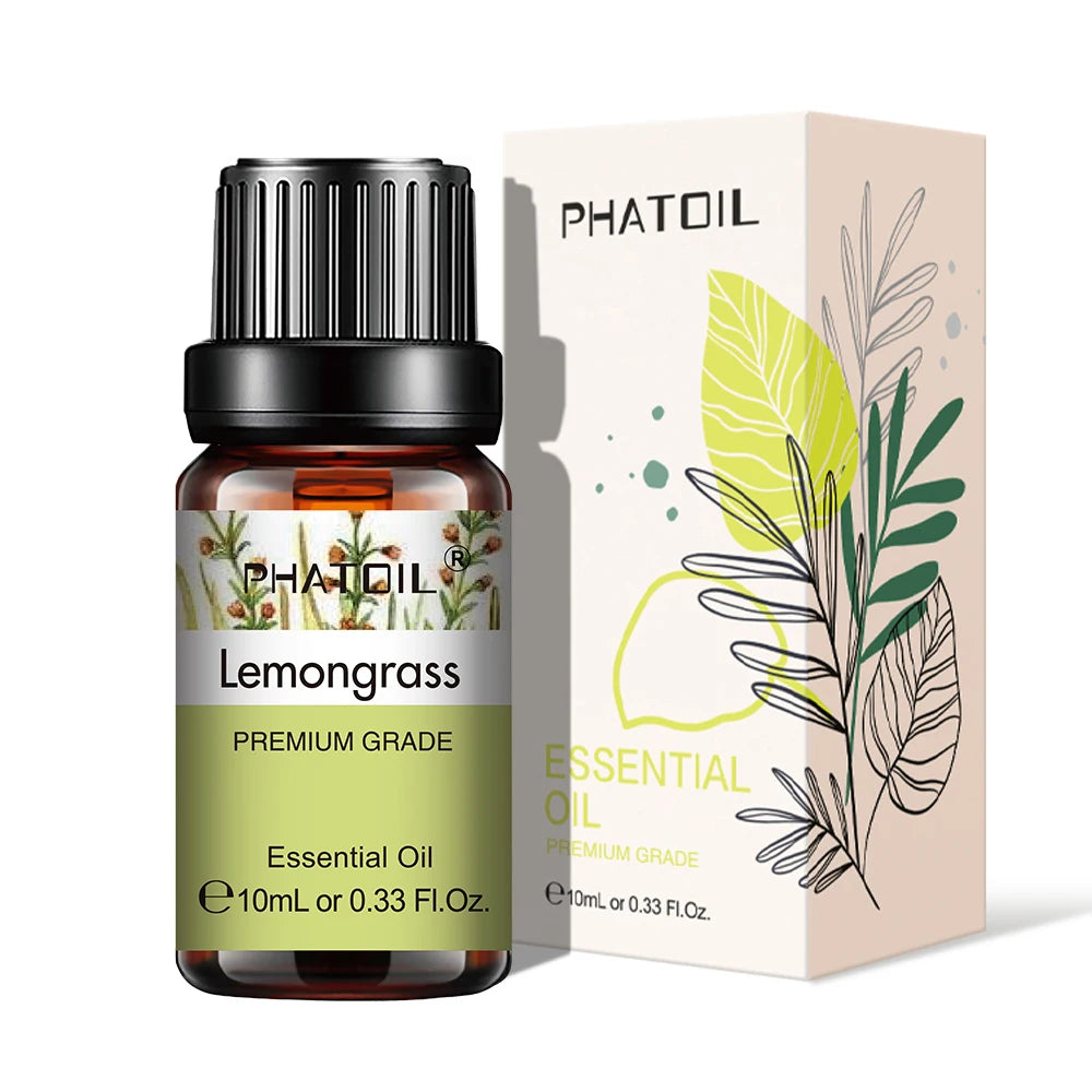 PHATOIL Natural Plant Essential Oil 10ml - Eucalyptus, Lavender &amp; More
