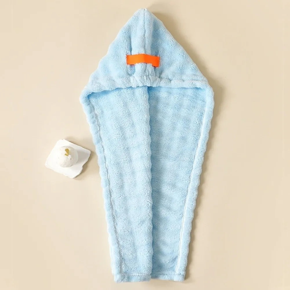 Microfiber Quickly Hair Dry Towel Extra Large Super Absorbent Bathroom Women Turban Soft Thickened Hair Dry Wrap Bonnets