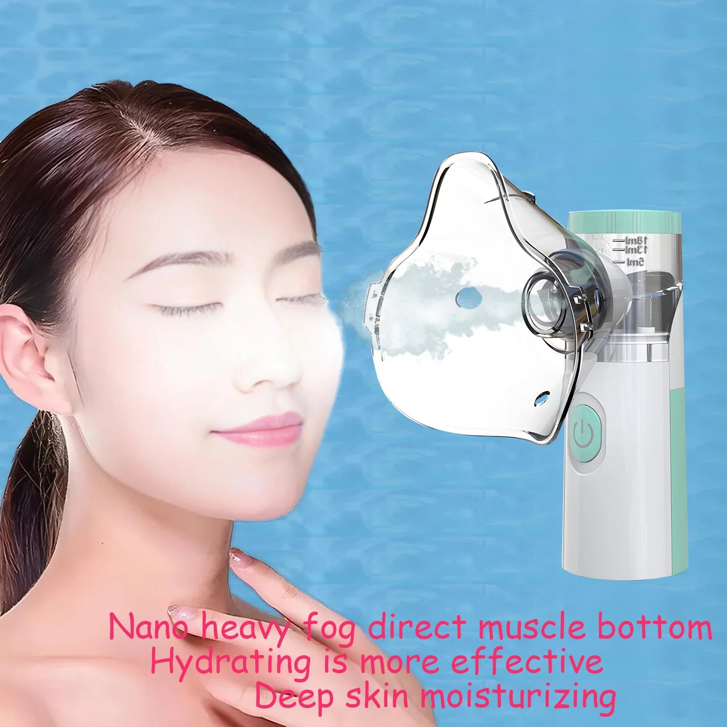 Facial Steamer Ionic Hot Mist Facial Heating Sprayer Pore Cleaner Skin Moisturizing SPA Humidifier Atomizer Home Skin Care Tool