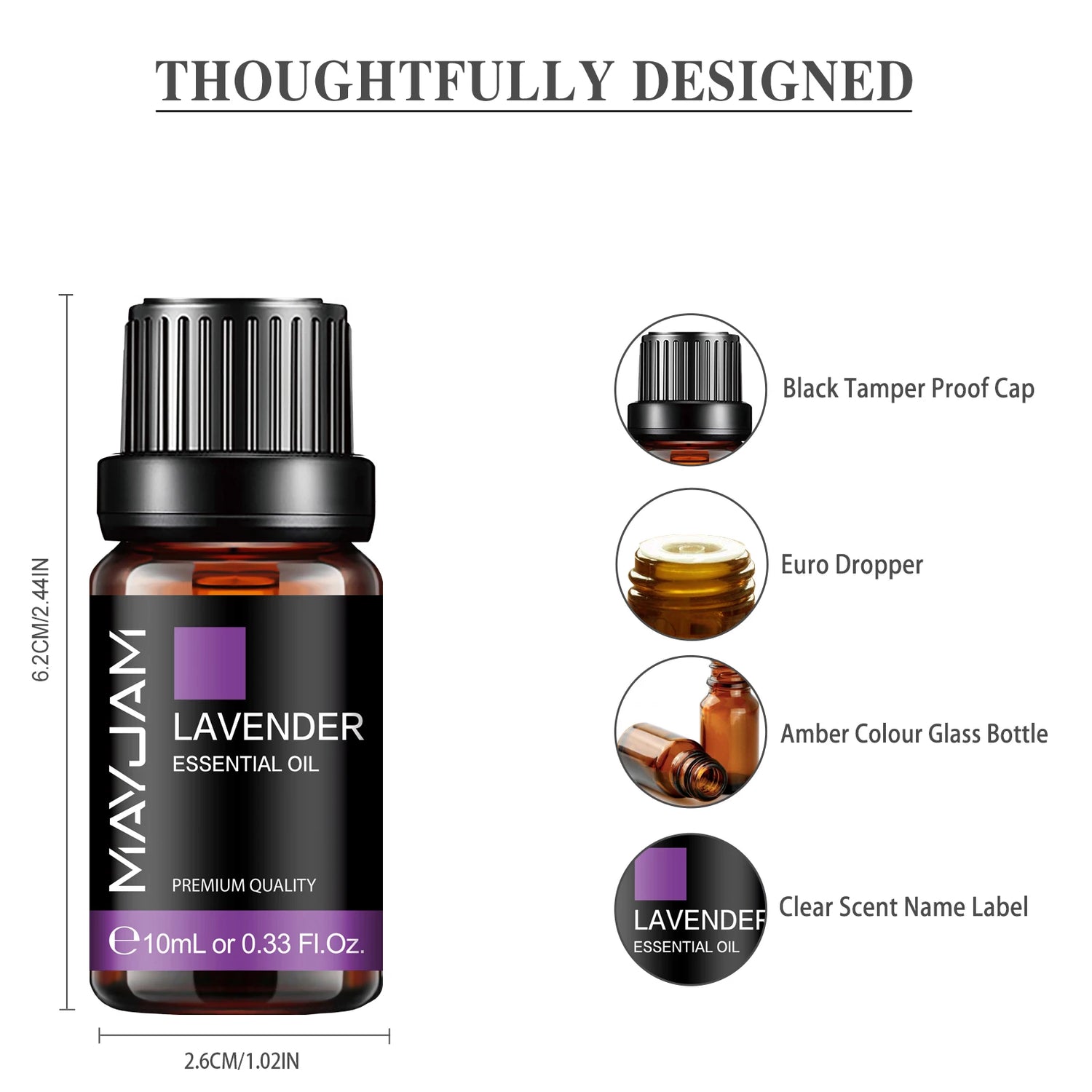 MAYJAM 10ML Essential Oil - Lavender, Jasmine &amp; More