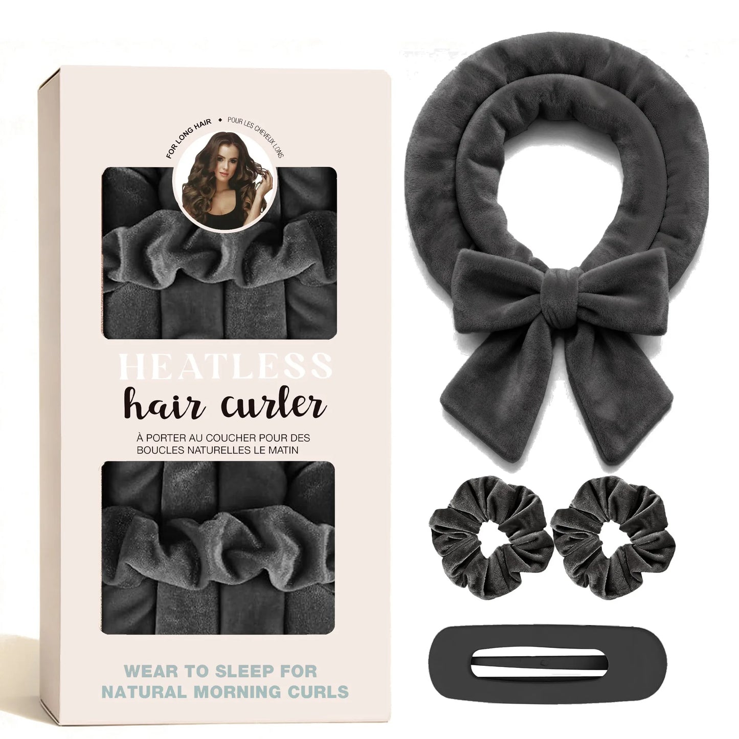 Velvet Heatless Hair Curler Set - No Heat Curlers for Heatless Curls Overnight Hair Curlers,Curls Heatless Curling Set