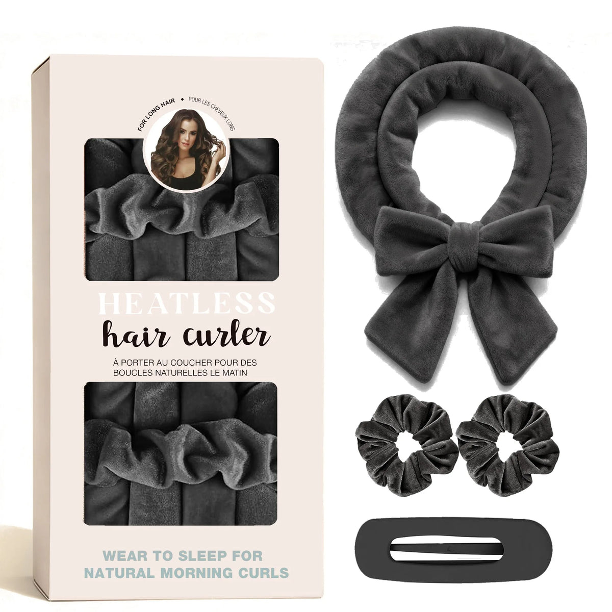 Velvet Heatless Hair Curler Set - No Heat Curlers for Heatless Curls Overnight Hair Curlers,Curls Heatless Curling Set