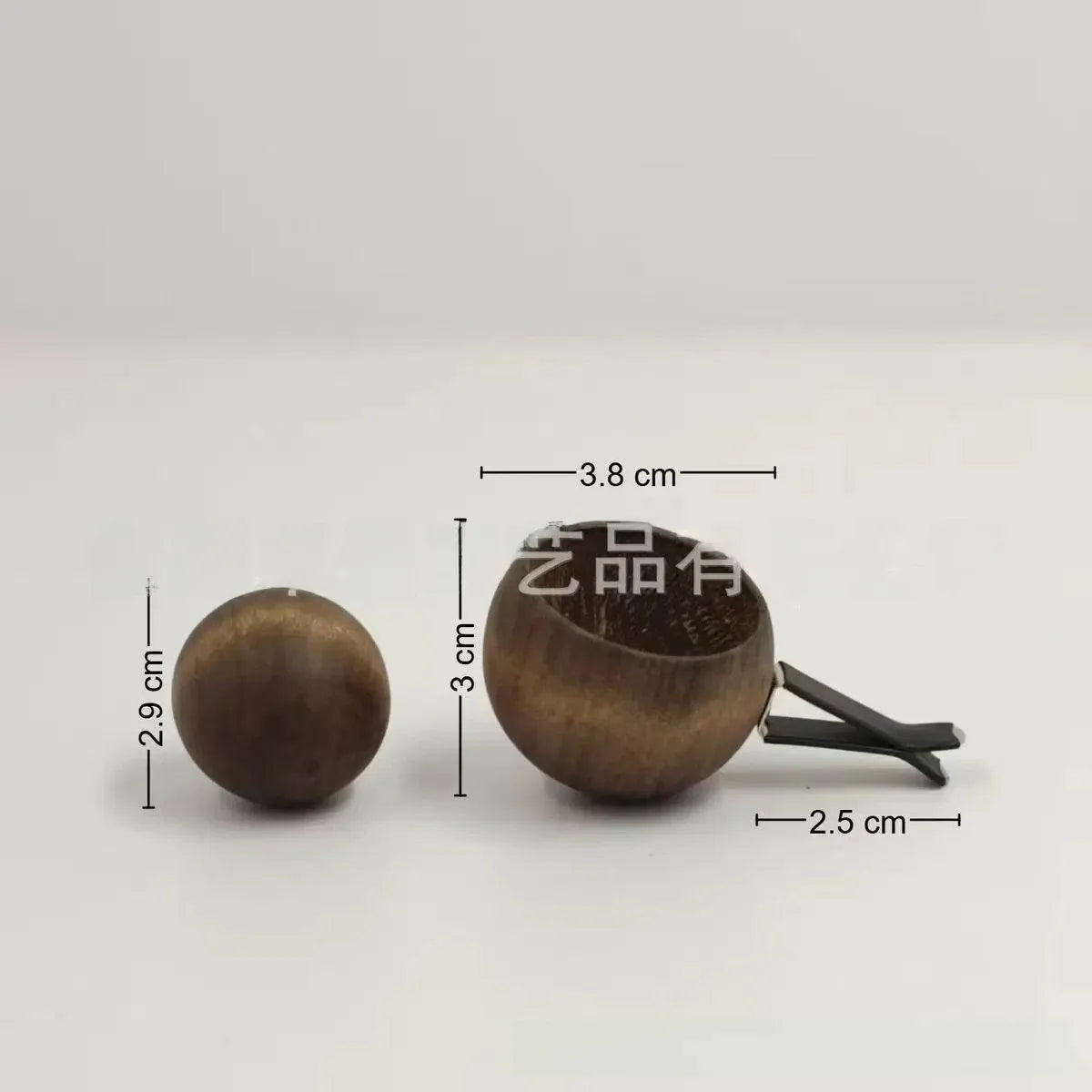 Car &amp; Home Essential Oil Diffuser - Made of Wood Mini Cute Natural Fragrance Diffuser Suitable for Bedroom Living Room Bathroom