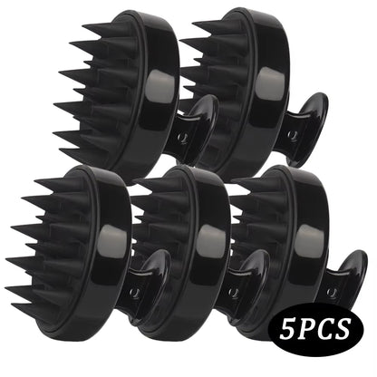 Scalp Massager for Hair Growth,Silicone Comb with Soft Bristles for Washing & Blood Circulation, Shampoo Brush Relaxation Tools