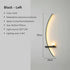 Modern LED Wall Lamp – Minimalist Art Design for Bedroom, Living Room, and Bathroom, Gold/Black
